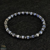 Blue Spot Jasper male bracelets beads